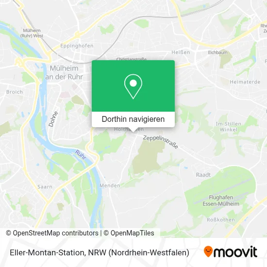 Eller-Montan-Station Karte