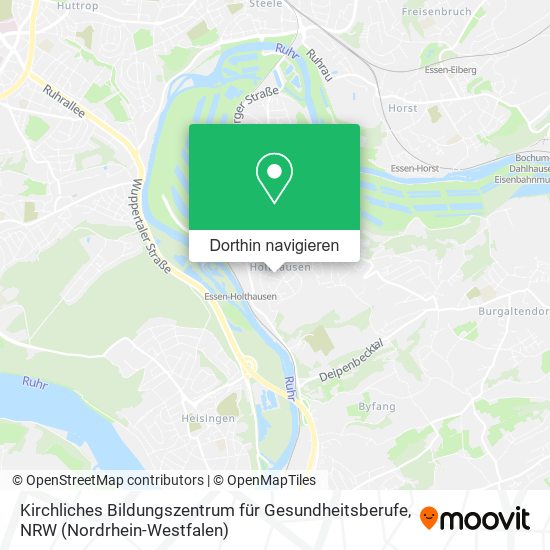 Kirchliches Bildungszentrum für Gesundheitsberufe Karte
