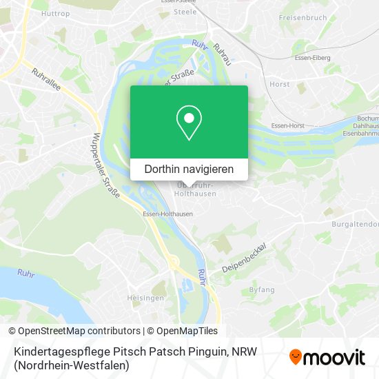 Kindertagespflege Pitsch Patsch Pinguin Karte