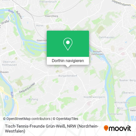 Tisch-Tennis-Freunde Grün-Weiß Karte