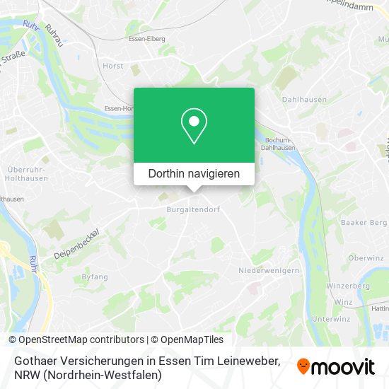 Gothaer Versicherungen in Essen Tim Leineweber Karte