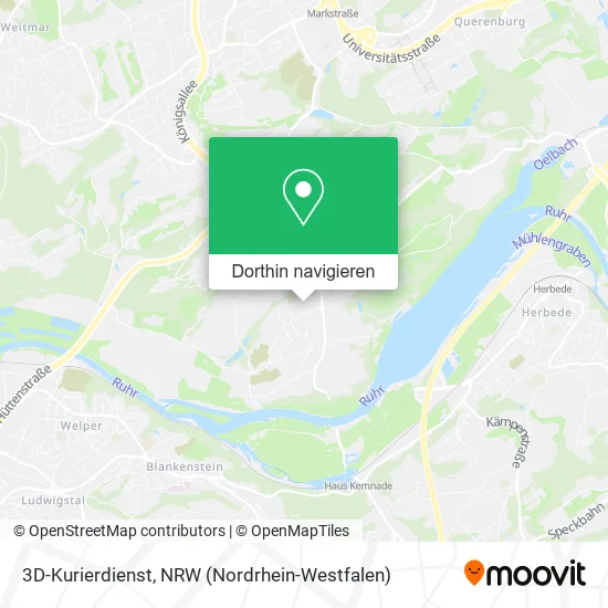 3D-Kurierdienst Karte