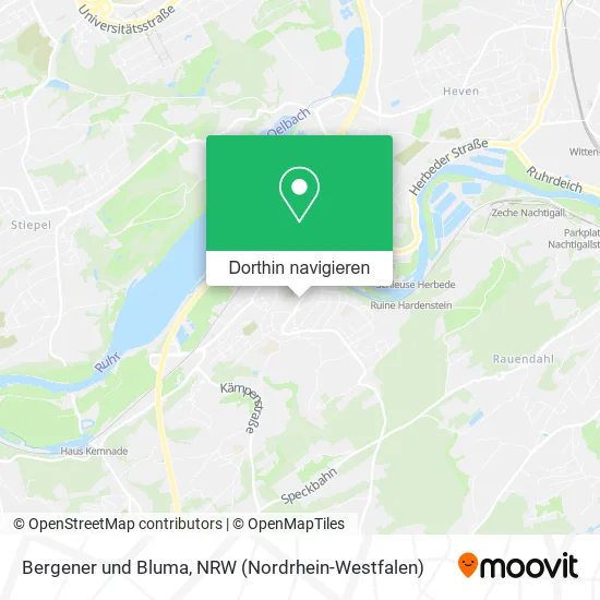 Bergener und Bluma Karte