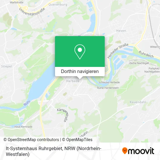 It-Systemhaus Ruhrgebiet Karte