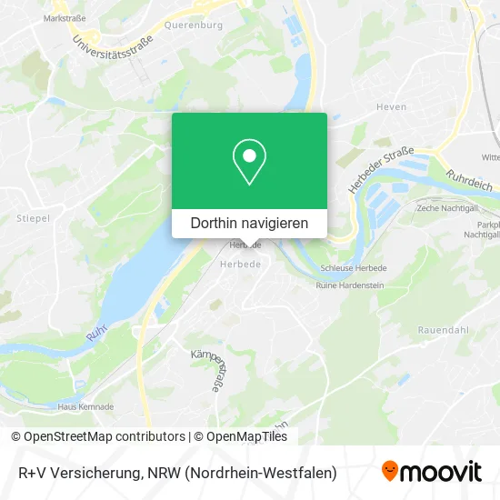 R+V Versicherung Karte