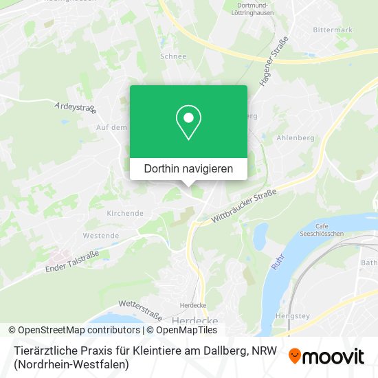 Tierärztliche Praxis für Kleintiere am Dallberg Karte