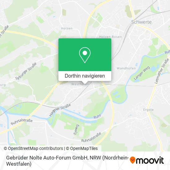 Gebrüder Nolte Auto-Forum GmbH Karte