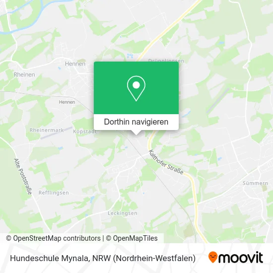 Hundeschule Mynala Karte