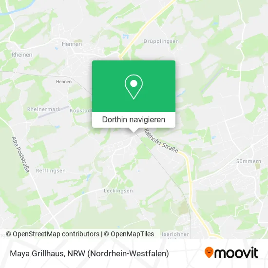 Maya Grillhaus Karte