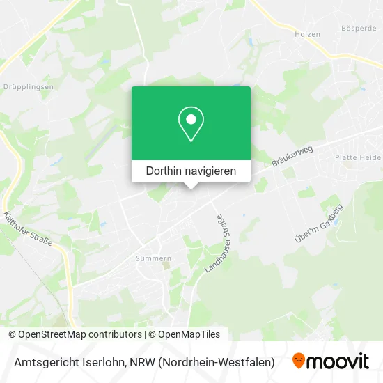 Amtsgericht Iserlohn Karte