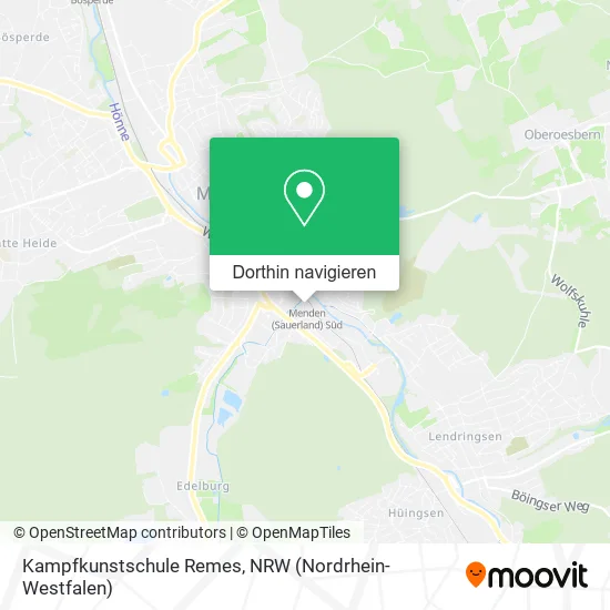 Kampfkunstschule Remes Karte
