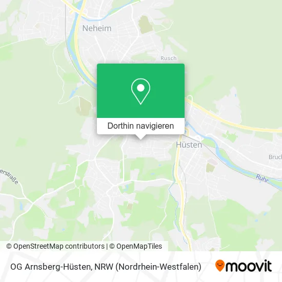 OG Arnsberg-Hüsten Karte