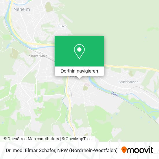 Dr. med. Elmar Schäfer Karte