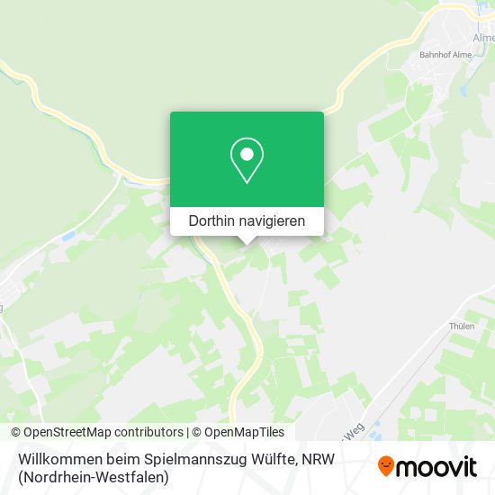 Willkommen beim Spielmannszug Wülfte Karte