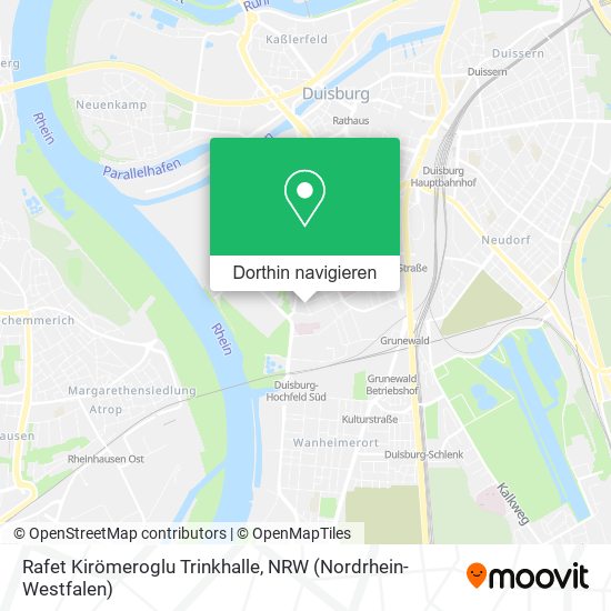 Rafet Kirömeroglu Trinkhalle Karte