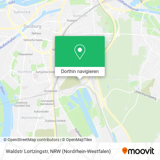 Waldstr Lortzingstr Karte