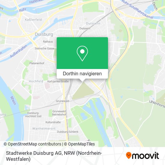 Stadtwerke Duisburg AG Karte