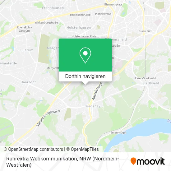 Ruhrextra Webkommunikation Karte