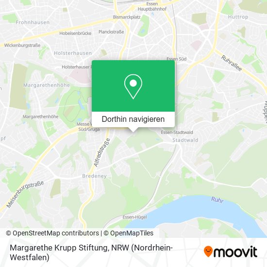 Margarethe Krupp Stiftung Karte