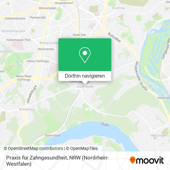 Praxis für Zahngesundheit Karte
