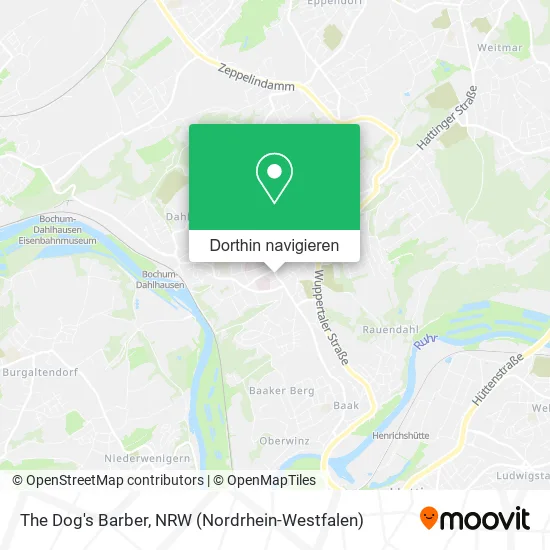 The Dog's Barber Karte