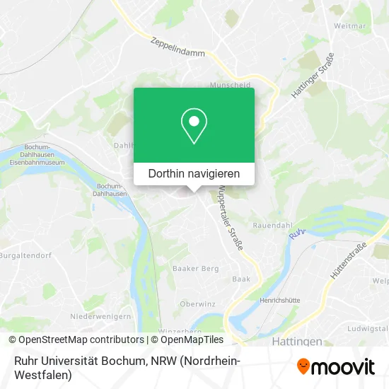 Ruhr Universität Bochum Karte