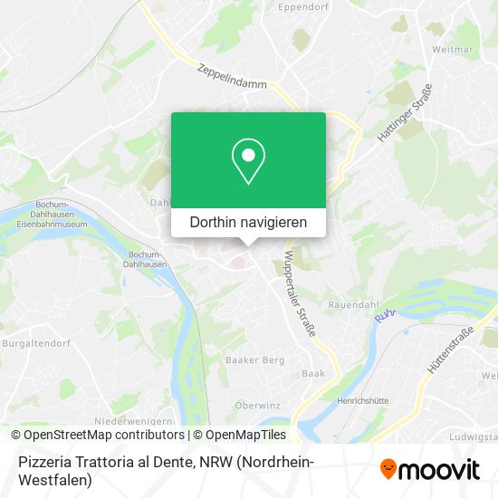Pizzeria Trattoria al Dente Karte