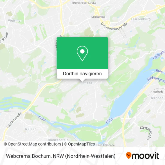 Webcrema Bochum Karte