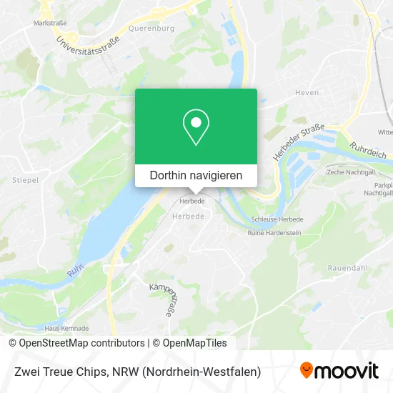 Zwei Treue Chips Karte