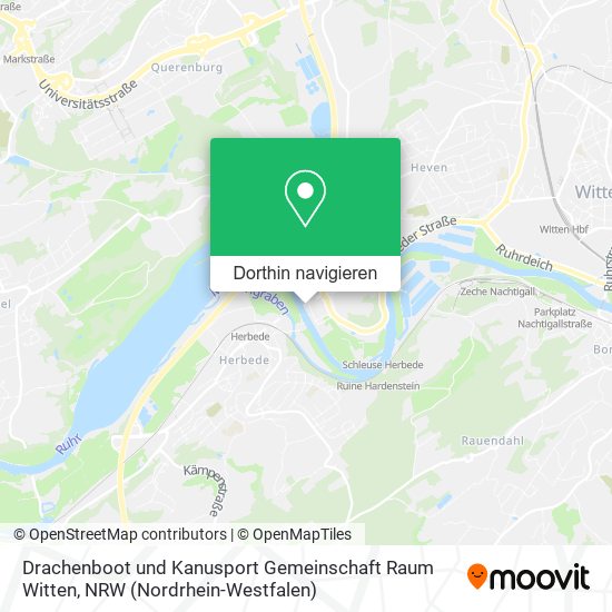 Drachenboot und Kanusport Gemeinschaft Raum Witten Karte