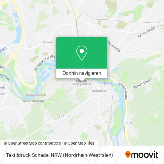 Textildruck Schade Karte