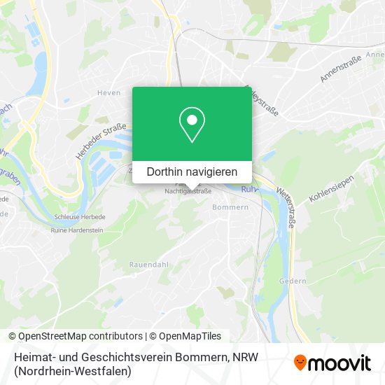 Heimat- und Geschichtsverein Bommern Karte