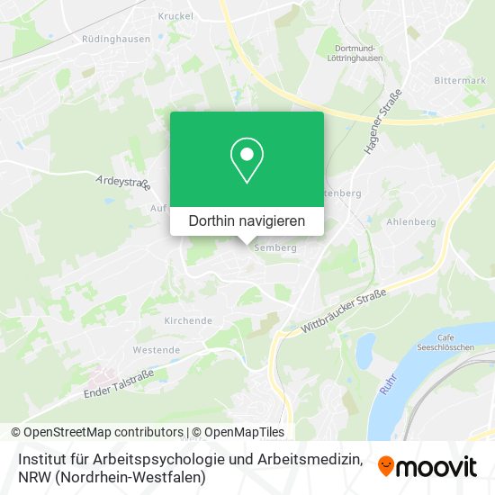 Institut für Arbeitspsychologie und Arbeitsmedizin Karte