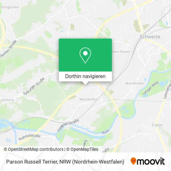 Parson Russell Terrier Karte