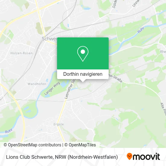 Lions Club Schwerte Karte