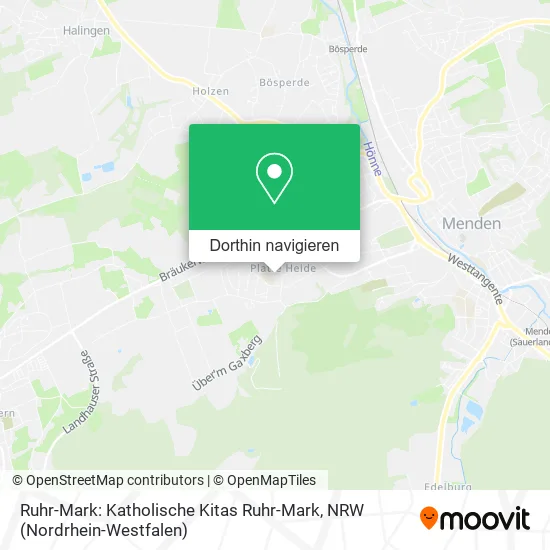 Ruhr-Mark: Katholische Kitas Ruhr-Mark Karte