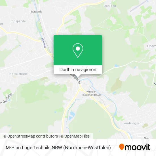 M-Plan Lagertechnik Karte