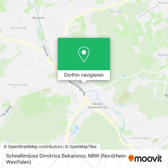 Schnellimbiss Dimitrios Bekatoros Karte