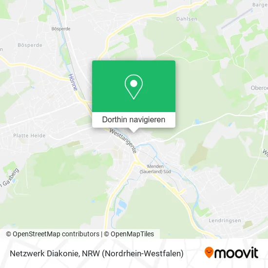 Netzwerk Diakonie Karte