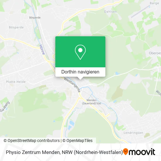Physio Zentrum Menden Karte