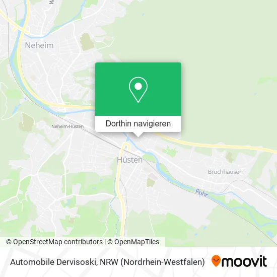 Automobile Dervisoski Karte