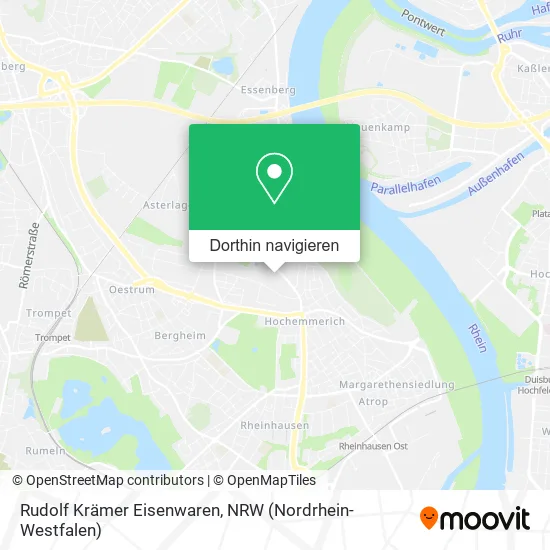 Rudolf Krämer Eisenwaren Karte