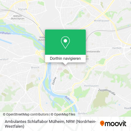 Ambulantes Schlaflabor Mülheim Karte