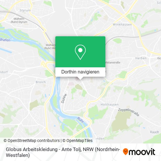 Globus Arbeitskleidung - Ante Tolj Karte