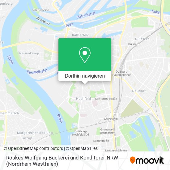 Röskes Wolfgang Bäckerei und Konditorei Karte