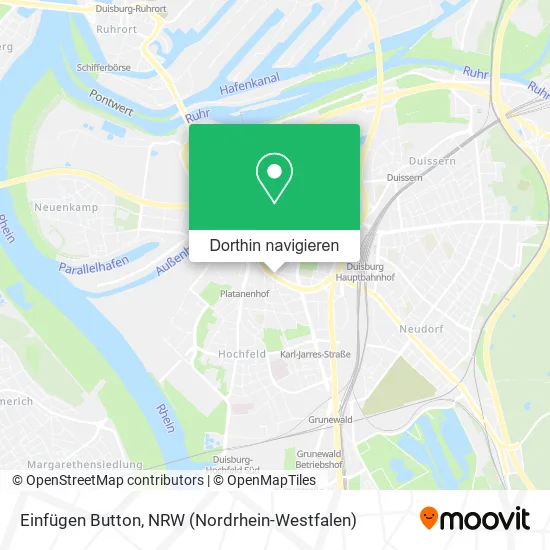 Einfügen Button Karte