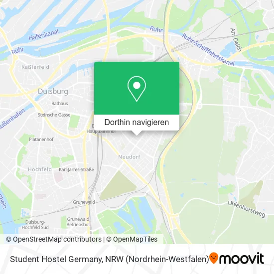 Student Hostel Germany Karte