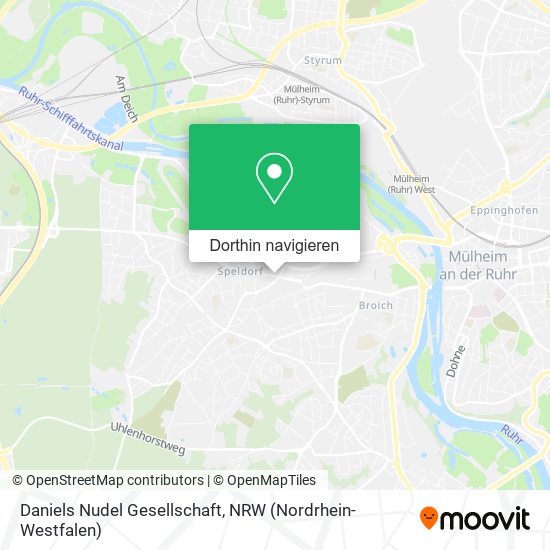 Daniels Nudel Gesellschaft Karte