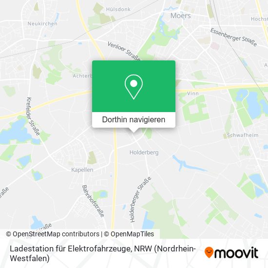 Ladestation für Elektrofahrzeuge Karte