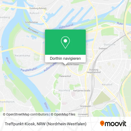 Treffpunkt-Kiosk Karte